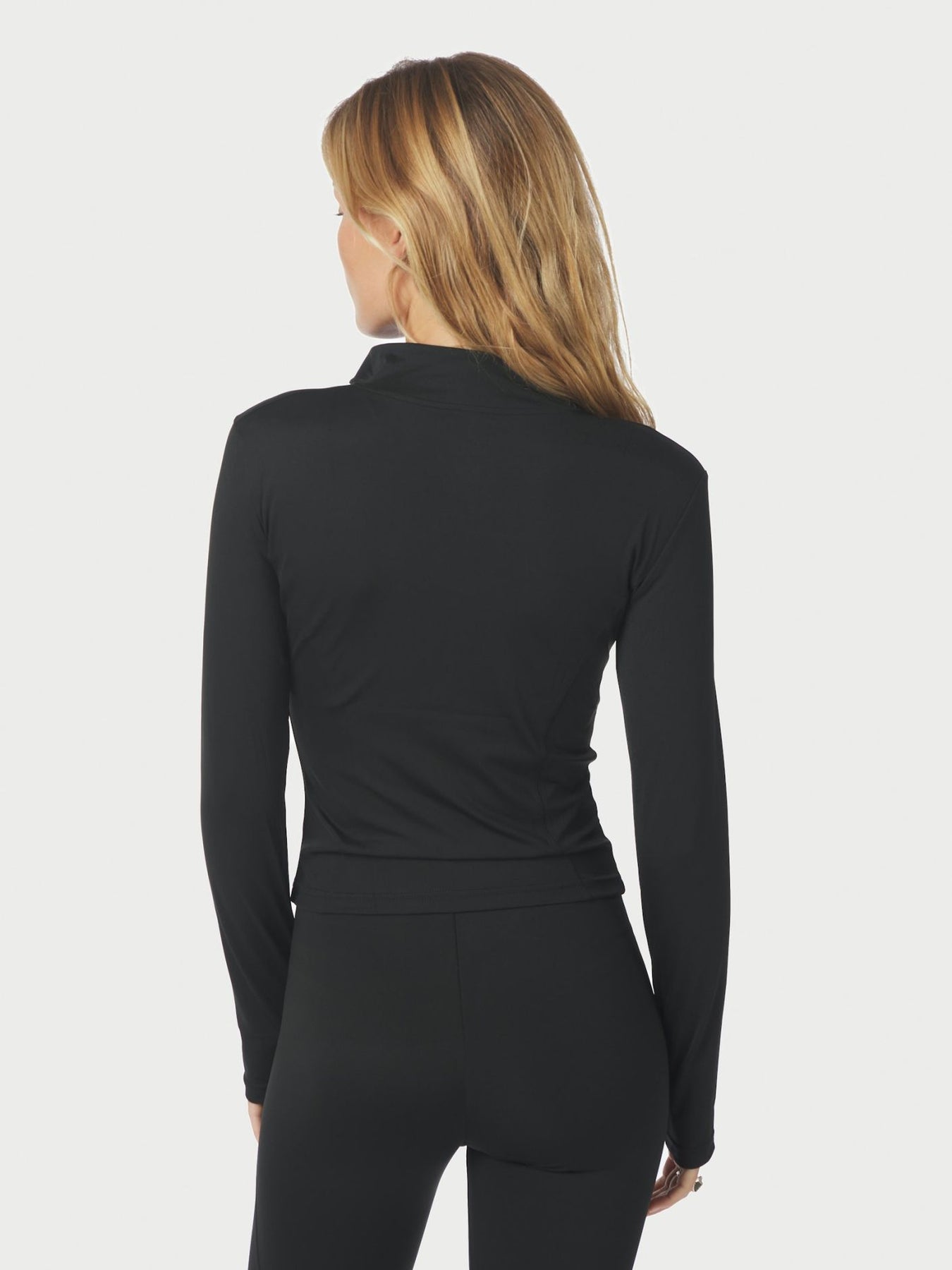 Nolana Zip Blouse - Svart
