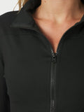 Nolana Zip Blouse - Svart