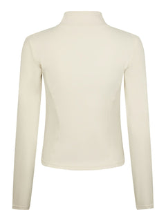 Nolana Zip Blouse - Ivory