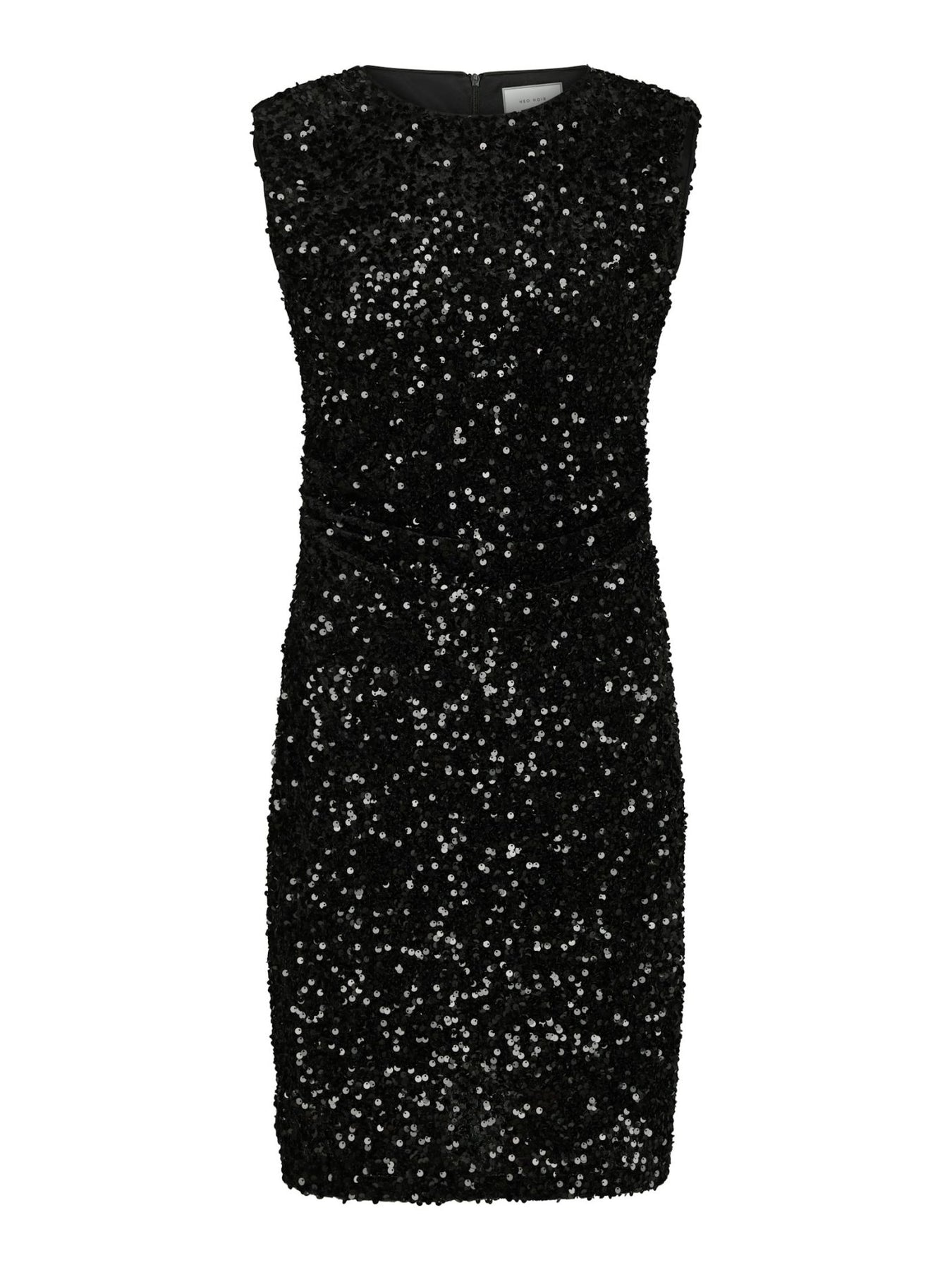 Fanya Velvet Sequins Klänning - Svart