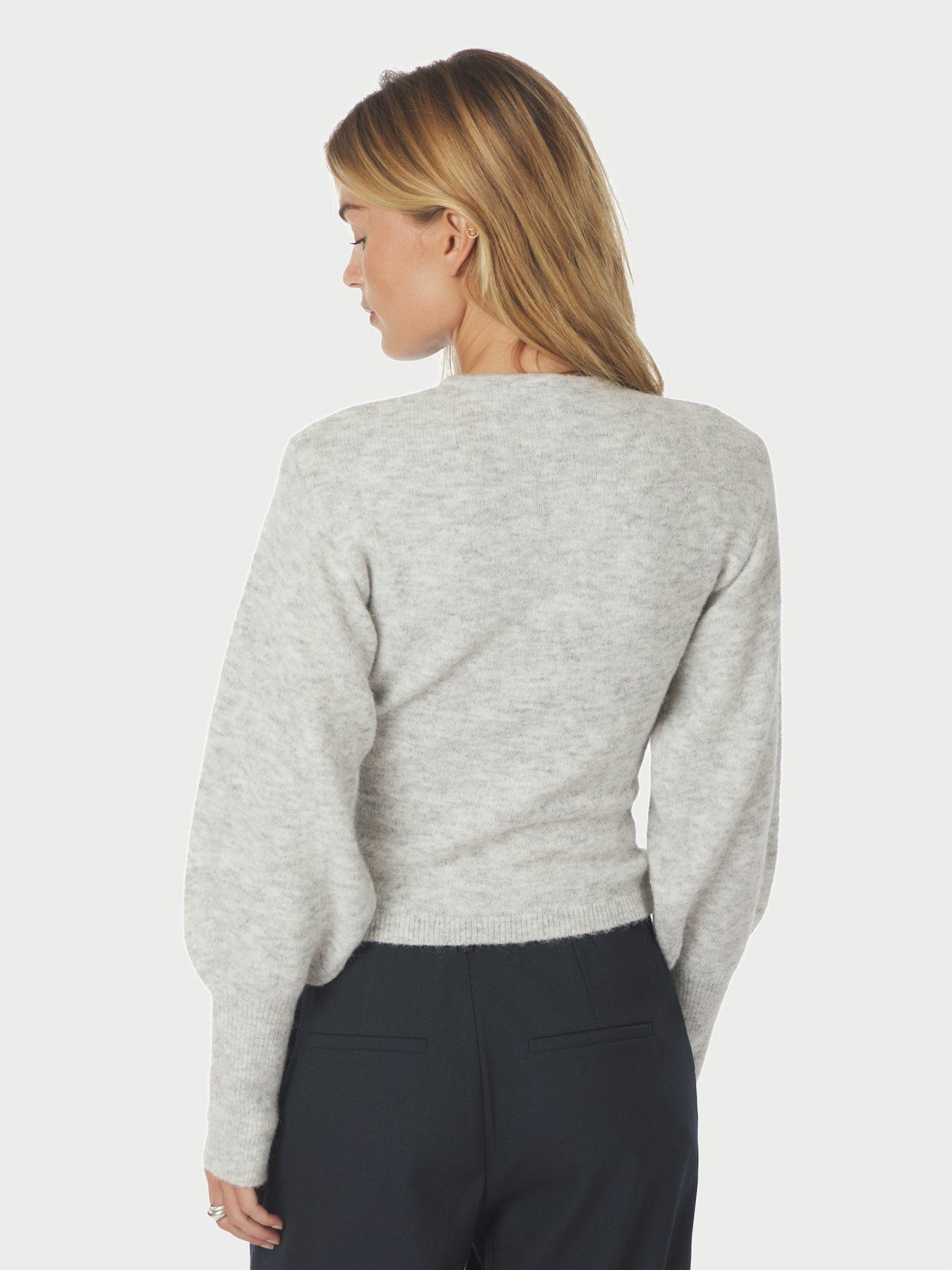 Briano Soft Knit Kofta - Light Grey Melange
