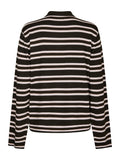 Mala Polo Knit Blouse - Mörkbrun