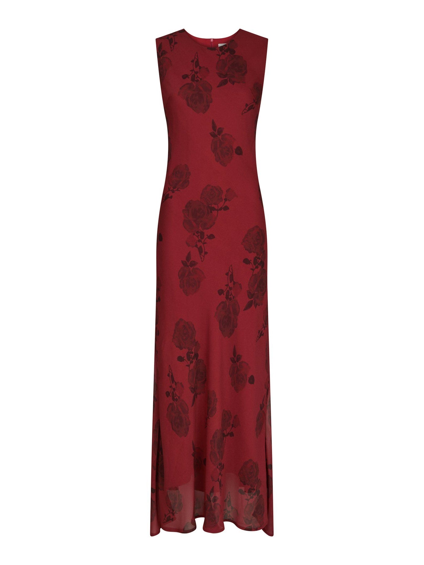 Kelsa Rose Dress - Mörkröd