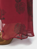 Kelsa Rose Dress - Mörkröd