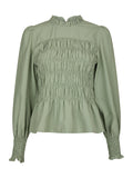 Possa Stripe Blus - Dusty Green