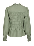 Possa Stripe Blus - Dusty Green