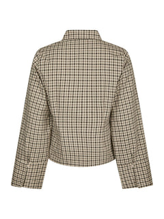 Rosa Checked Shirt - Beige