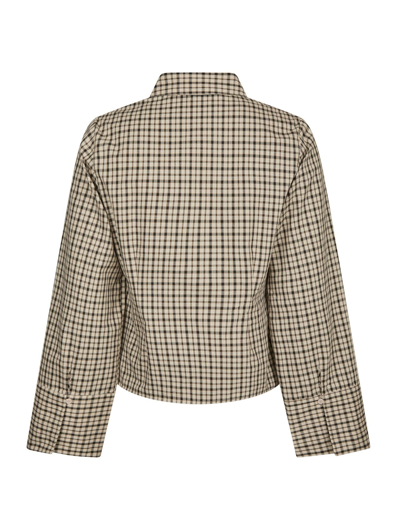Rosa Checked Shirt - Beige