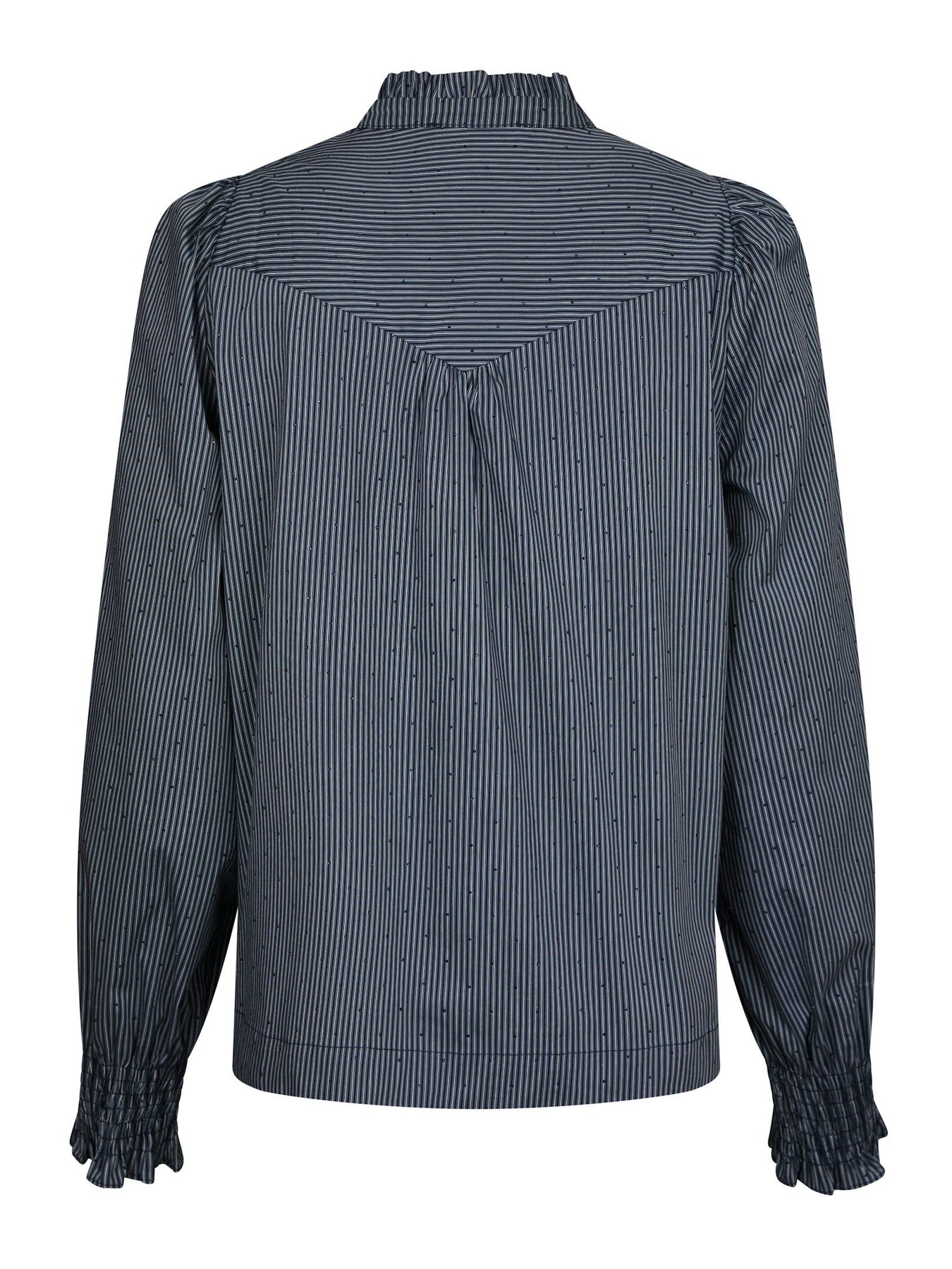Astrida Stripe Stone Blus - Navy