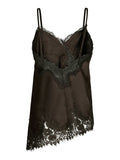 Viole Lace Top - Dark Brown