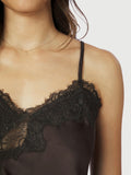 Viole Lace Top - Dark Brown
