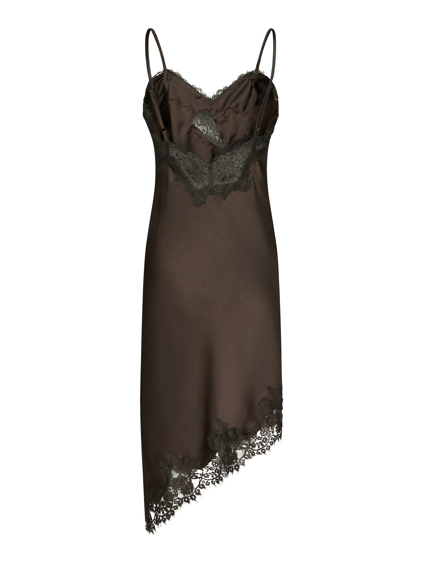 Sorelle Lace Dress - Mörkbrun