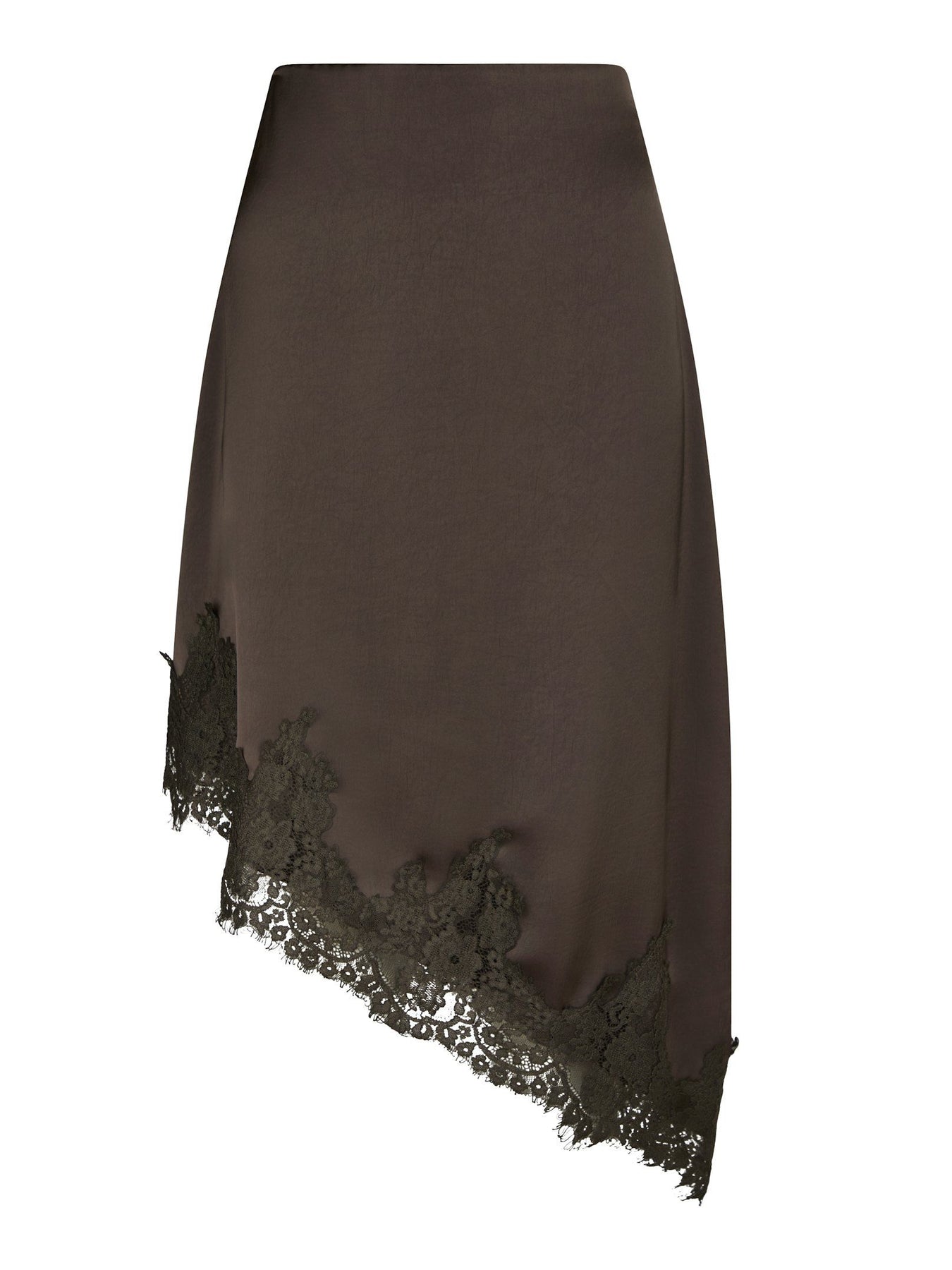 Fiora Lace Skirt - Dark Brown