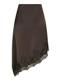 Fiora Lace Skirt - Dark Brown