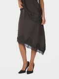 Fiora Lace Skirt - Dark Brown