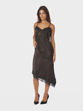 Fiora Lace Skirt - Dark Brown