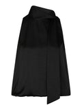 Veda Heavy Sateen Bedaz Top - Svart