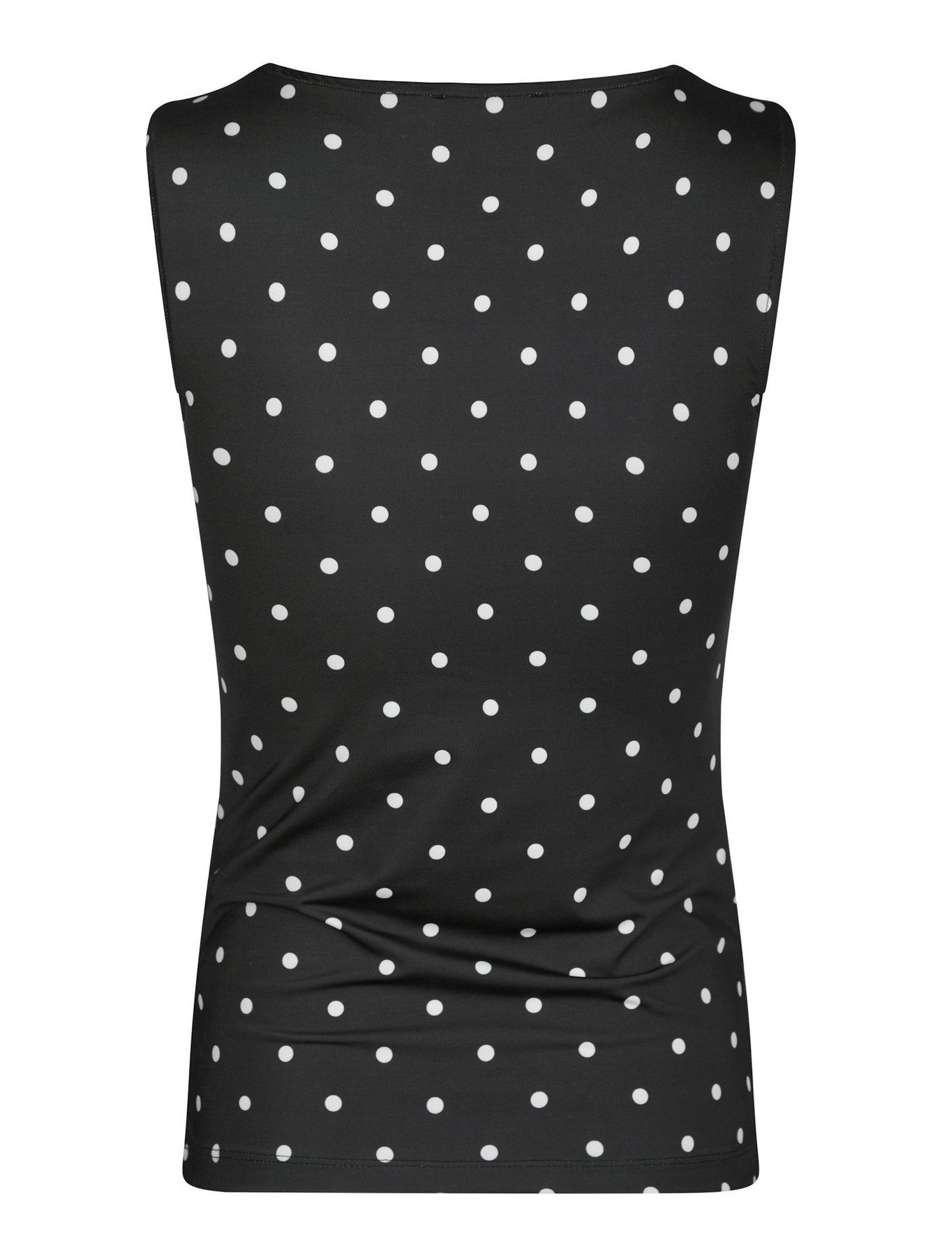 Ditty Jersey Dot Top - Svart