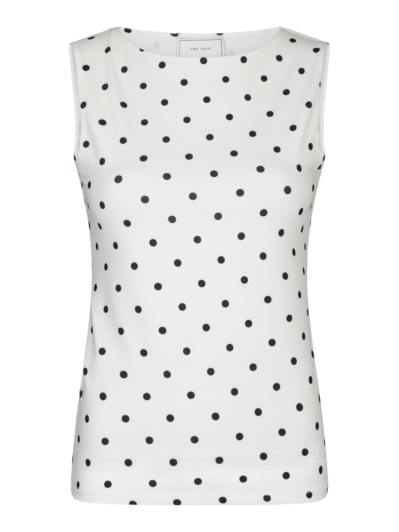 Ditty Jersey Dot Top - Vit