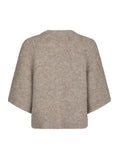 Amaya Fluffy Knit Kofta - Beige Melange