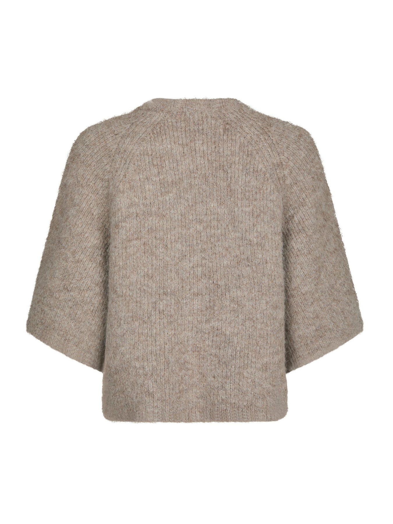 Amaya Fluffy Knit Kofta - Beige Melange