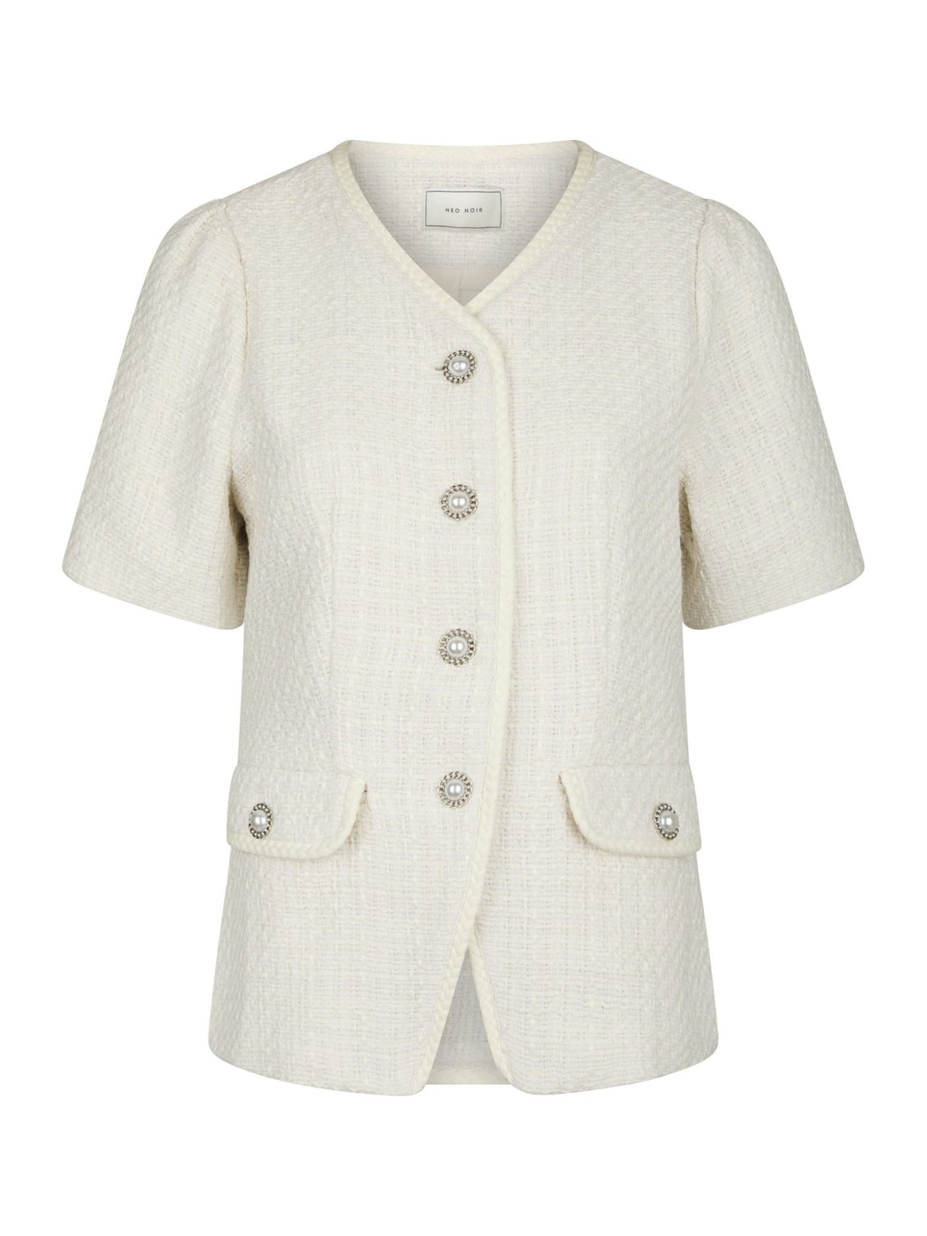 Faina Boucle Blus - Off White