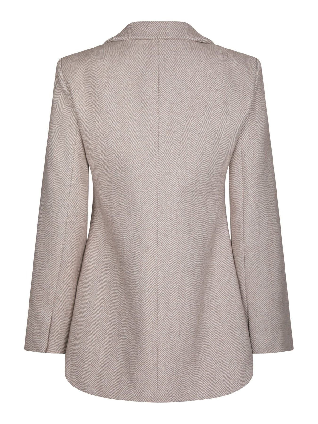 Bowie Herringbone S Blazer - Sand