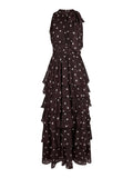 Marli Big Dot Dress - Brun