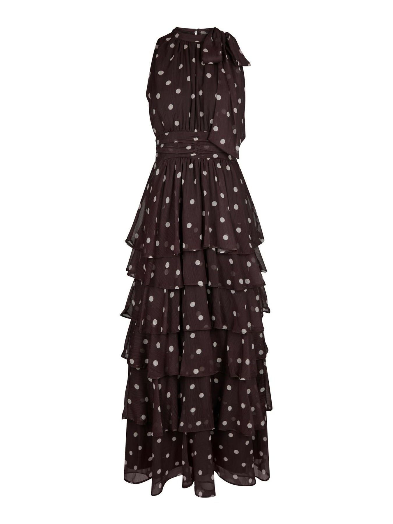 Marli Big Dot Dress - Brun