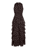 Marli Big Dot Dress - Brun
