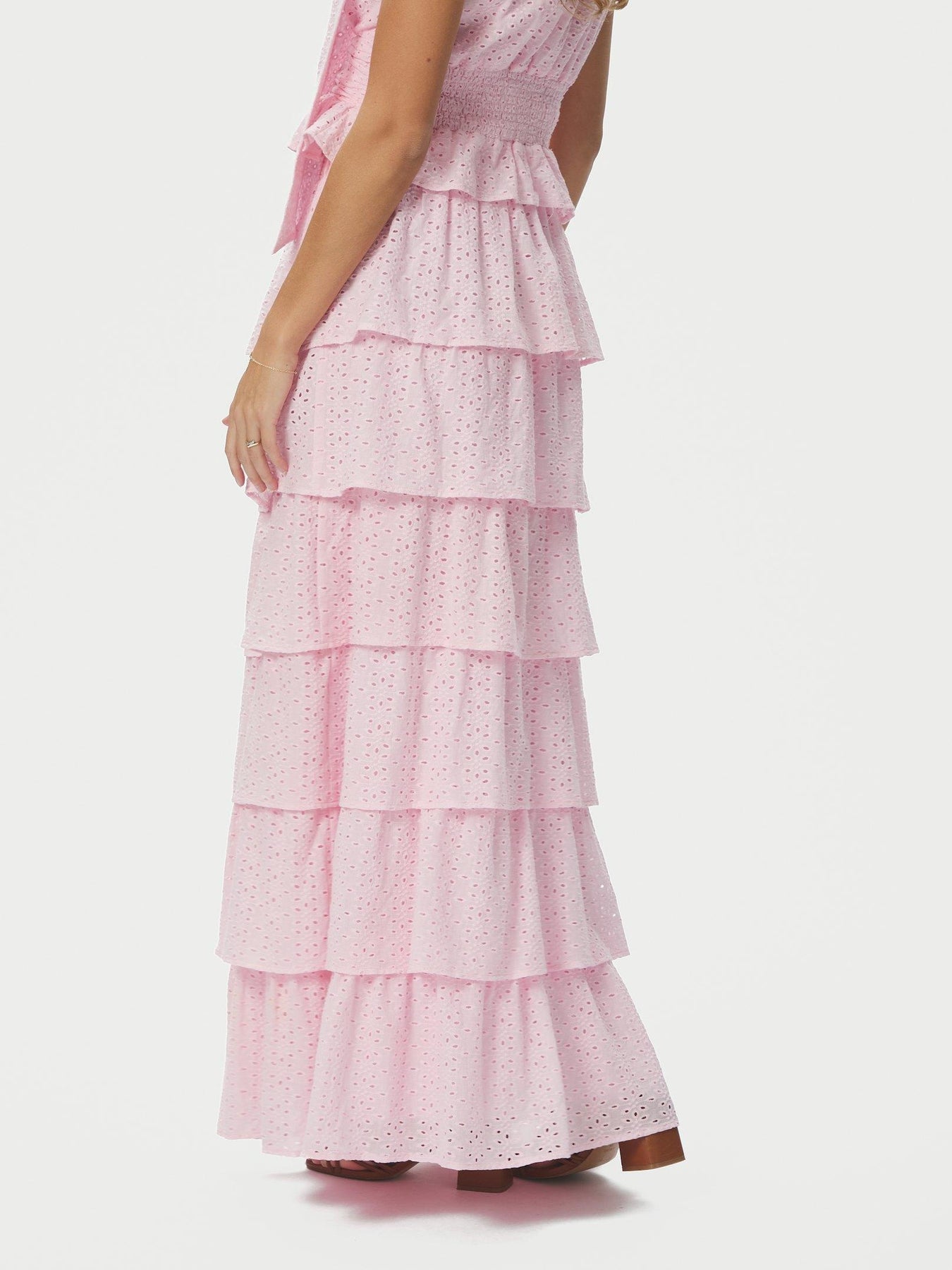 Morris Emb Skirt - Light Pink