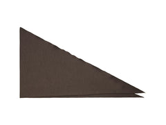 Serina Heavy Sateen Big Scarf - Dark Brown