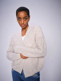 Thora Relax Knit Cardigan - Feather Gray