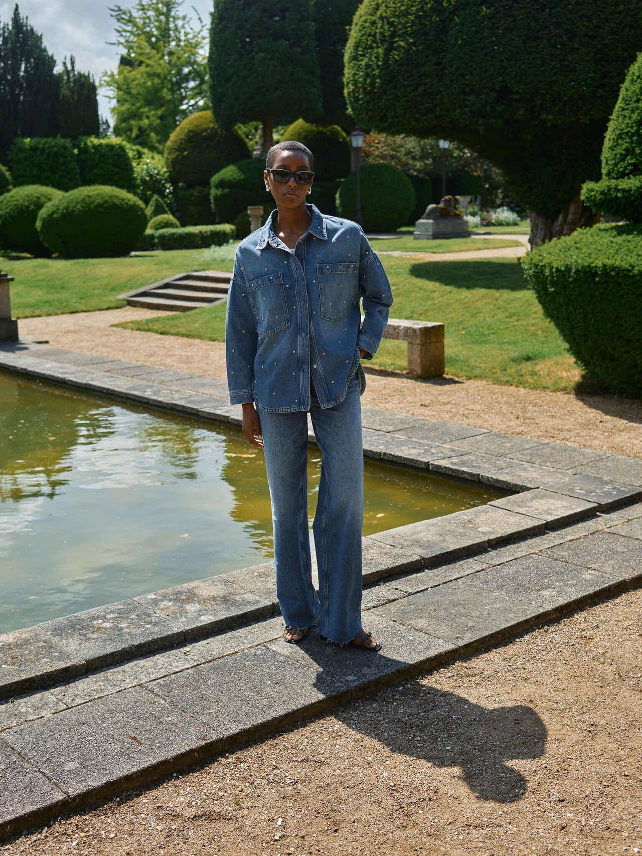 Emme Marine Shirt - Mid Blue
