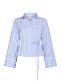 Clarida Double Stripe Skjorta - Ljusblå