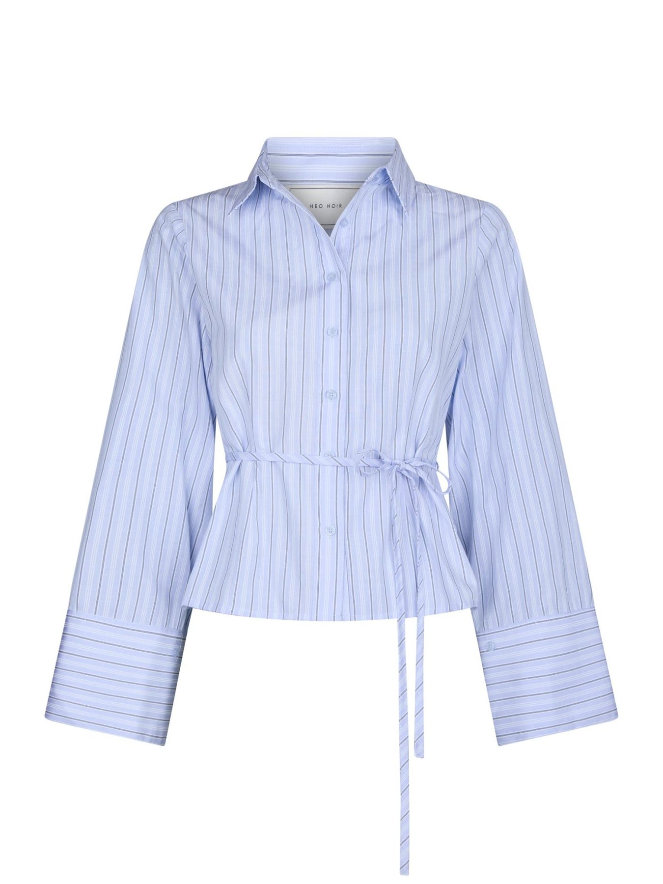 Clarida Double Stripe Skjorta - Ljusblå