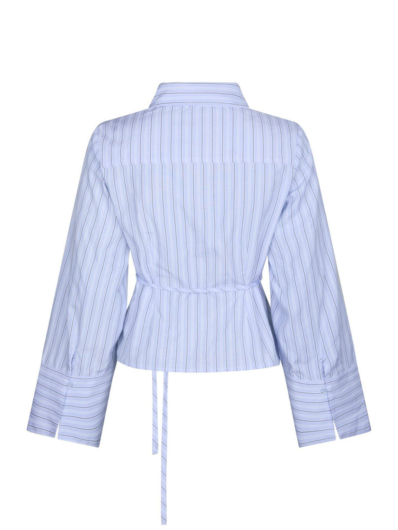Clarida Double Stripe Skjorta - Ljusblå