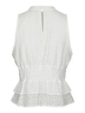 Ansol Emb Top - Off White