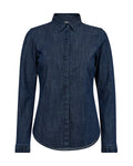 Mos Mosh Mattie Flip Denim Shirt - Mörkblå