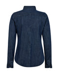 Mos Mosh Mattie Flip Denim Shirt - Mörkblå