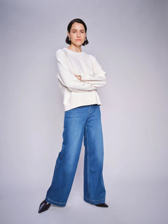 Dara Deluxe Jeans - Mid Blue