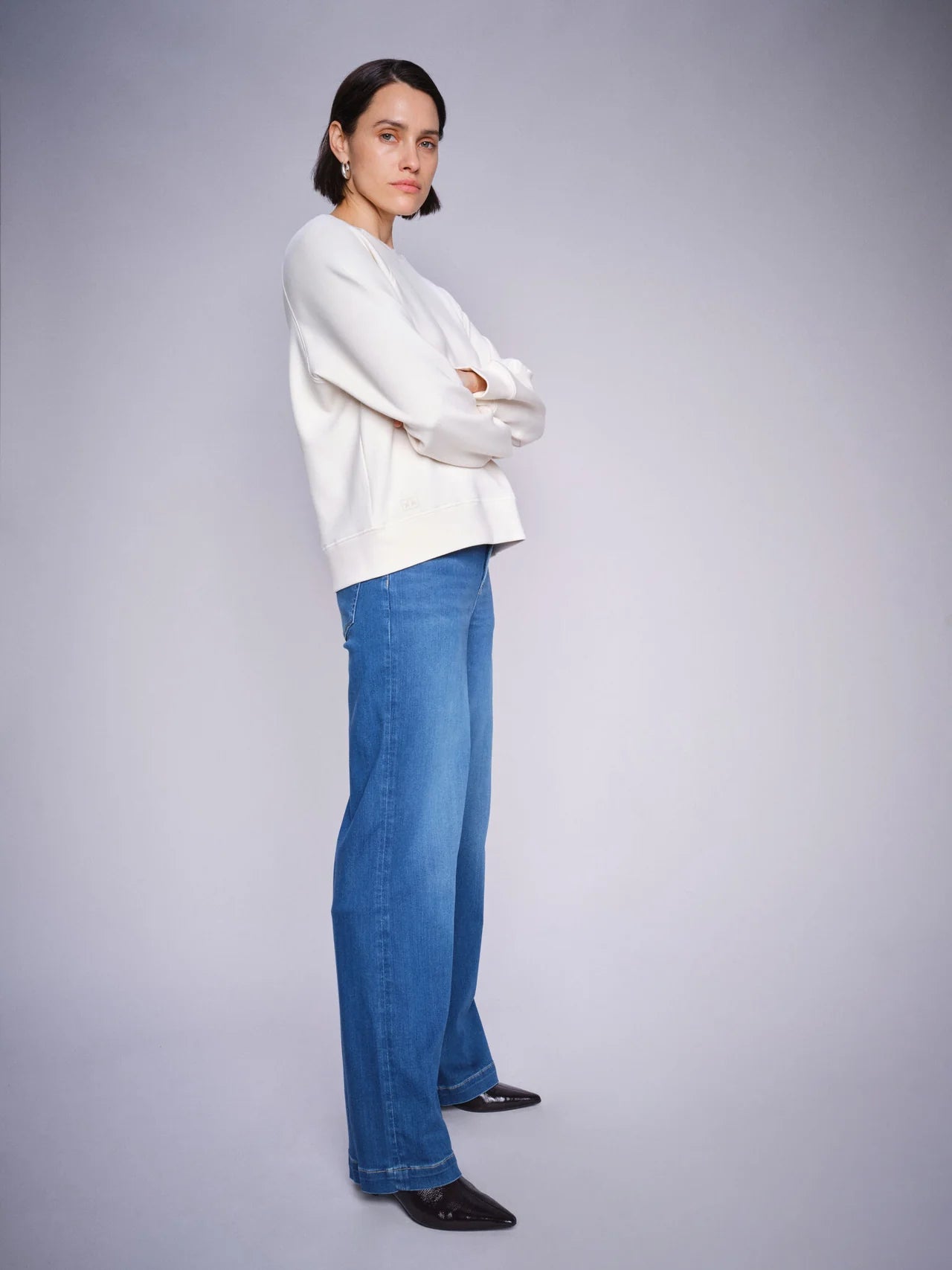Dara Deluxe Jeans - Mid Blue