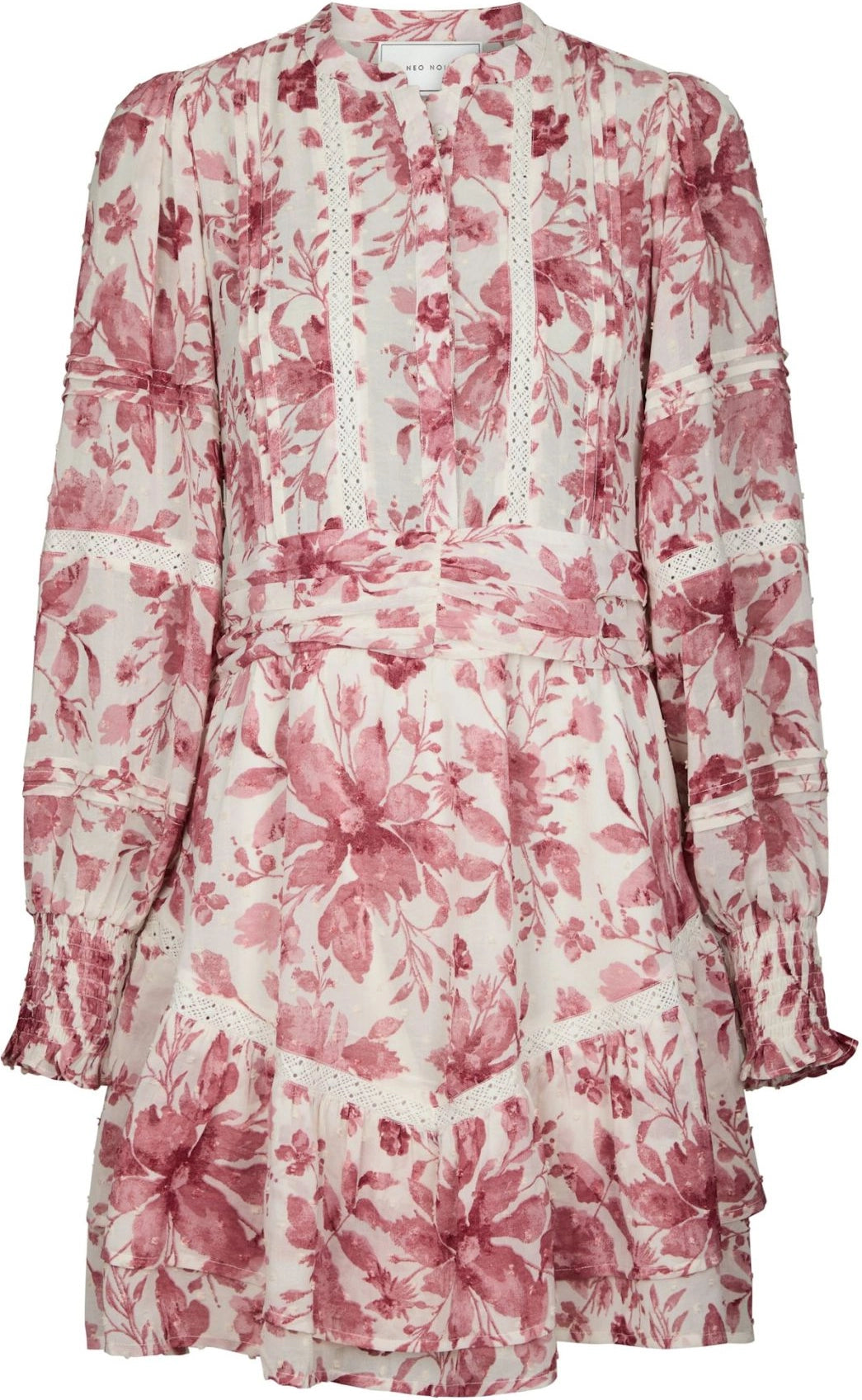 Roberta Flower Print Dress - Evening Rose
