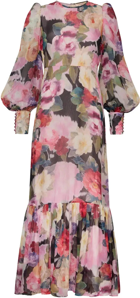 Organza Maxi Dress - Winter Breeze
