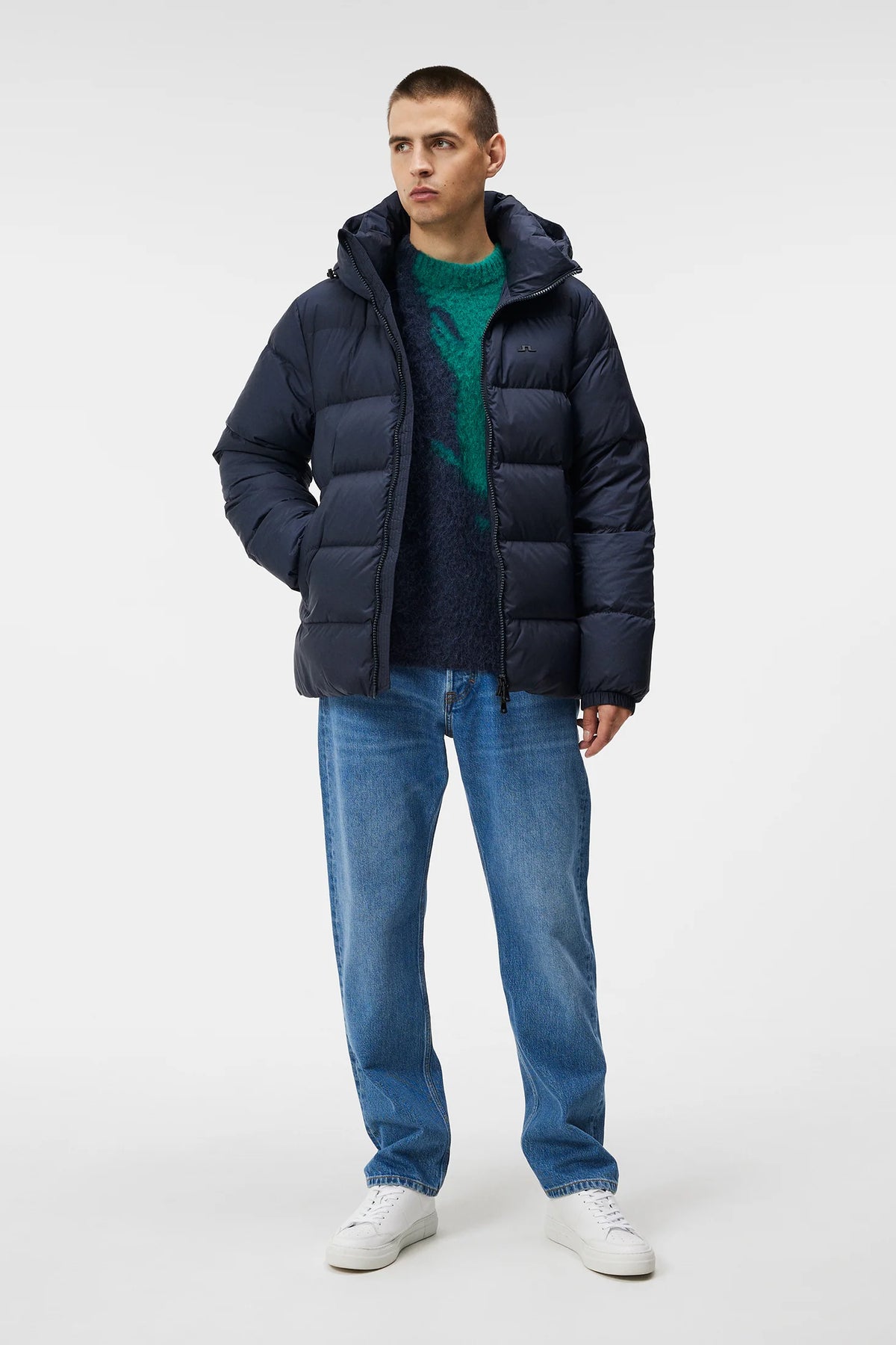 Barrell Down Jacket - Jl Navy
