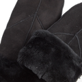 Jasmin Sheepskin Mitten - Black