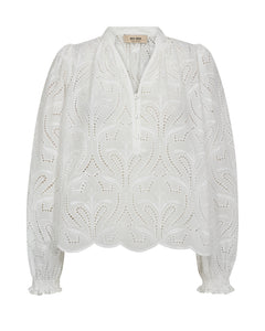 Tazzin Caza Blouse - White