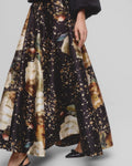 Taffeta Maxikjol - Dark Rose