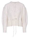 Elma Mohair Cardigan - White