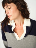 Wylie Tani Bold Stripe Knit - Maritime Blue